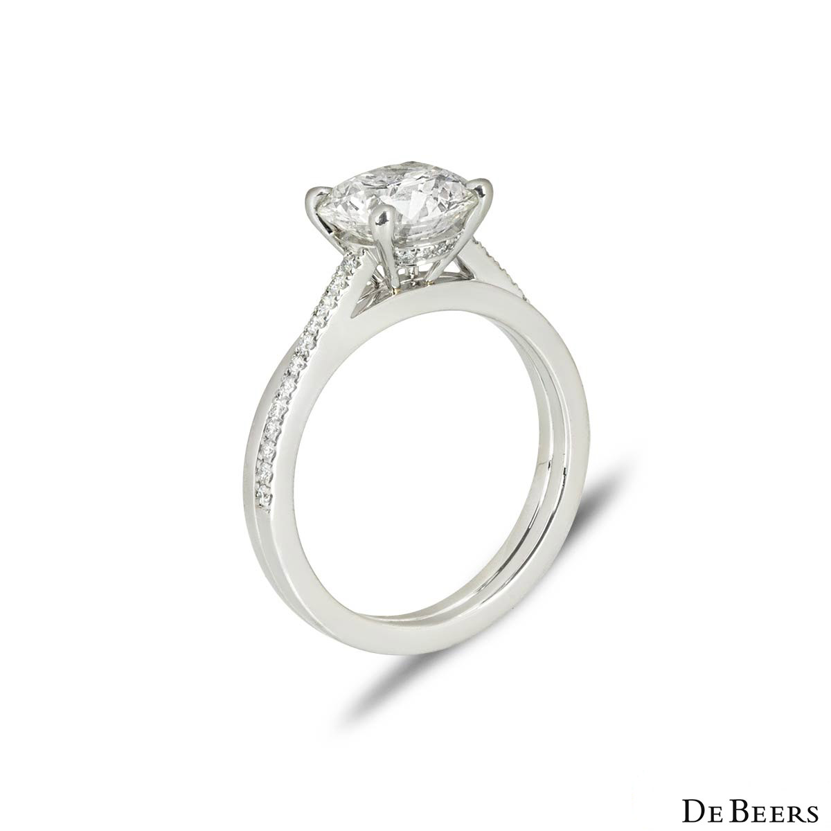 De Beers The Promise Diamond Ring 2.05ct I/SI2 XXX